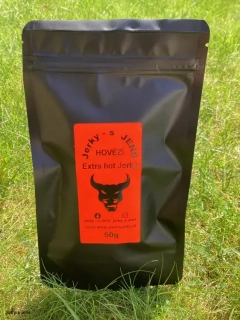 Extra hot jerky